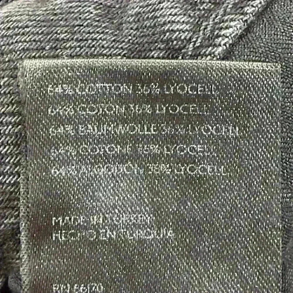 WE THE FREE People Black Button Fly Cut Off Distressed Denim Shorts Size 27 EUC - Picture 4 of 12